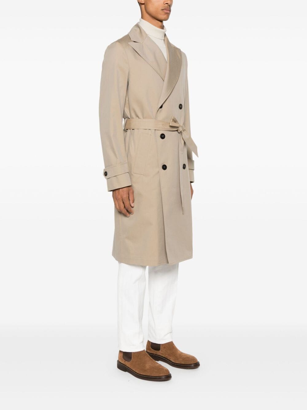 Drumohr Double-Breasted Coat Qualità Garantita