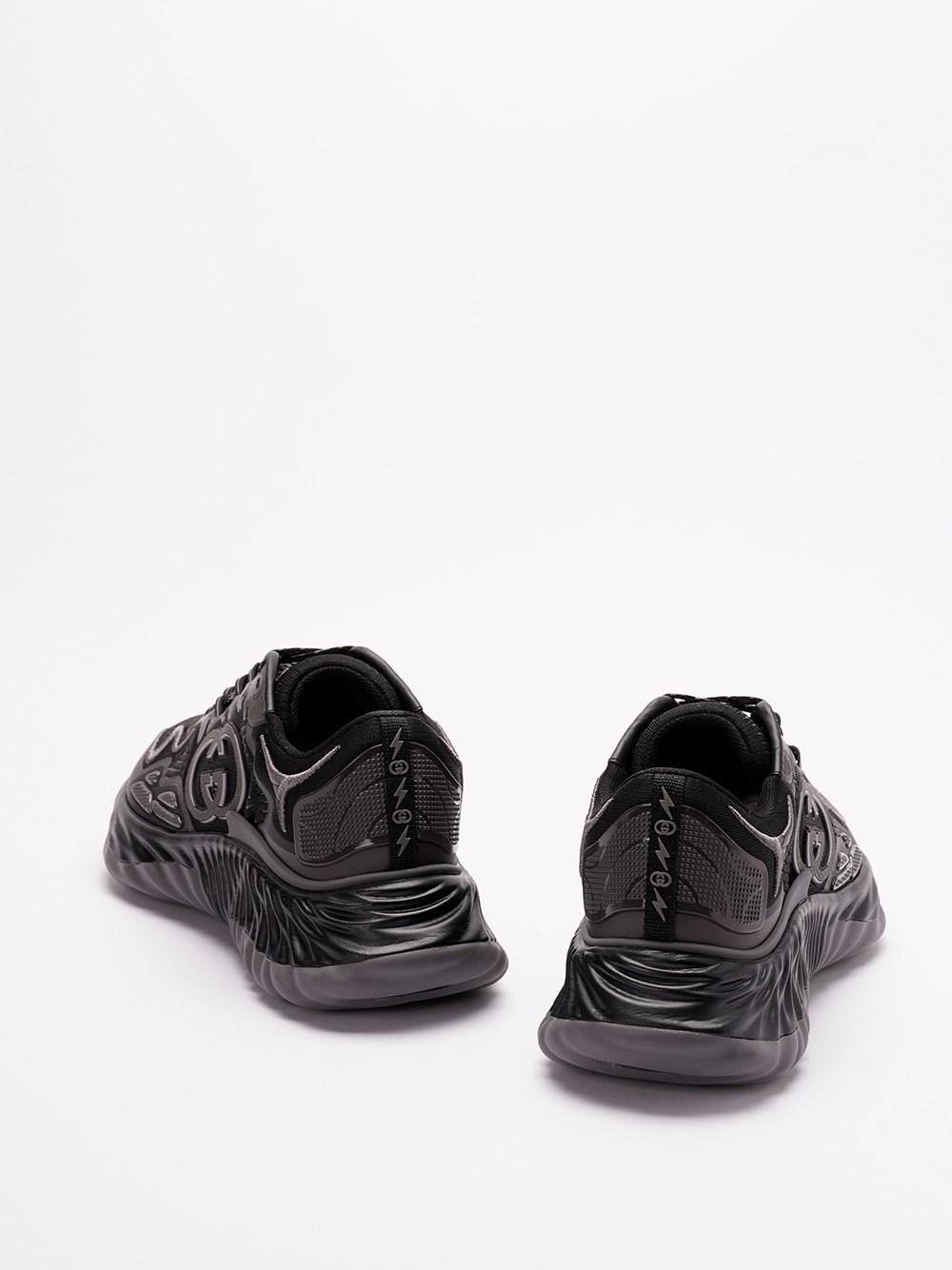 Gucci Fabric `Ripple` Sneakers Black Friday Prezzi