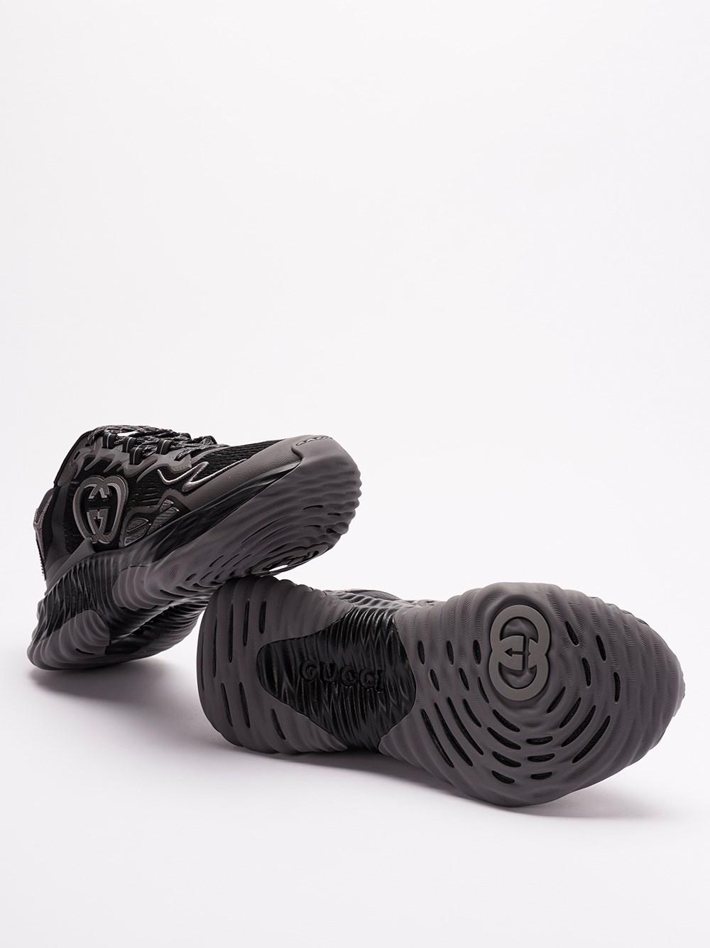 Gucci Fabric `Ripple` Sneakers Black Friday Prezzi