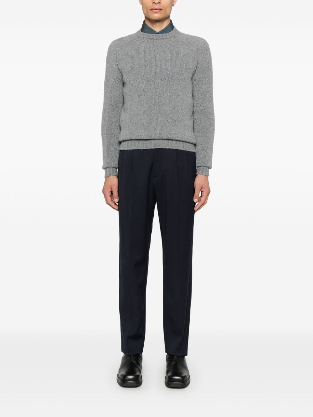 Drumohr Crew-Neck Sweater Vendita Calda