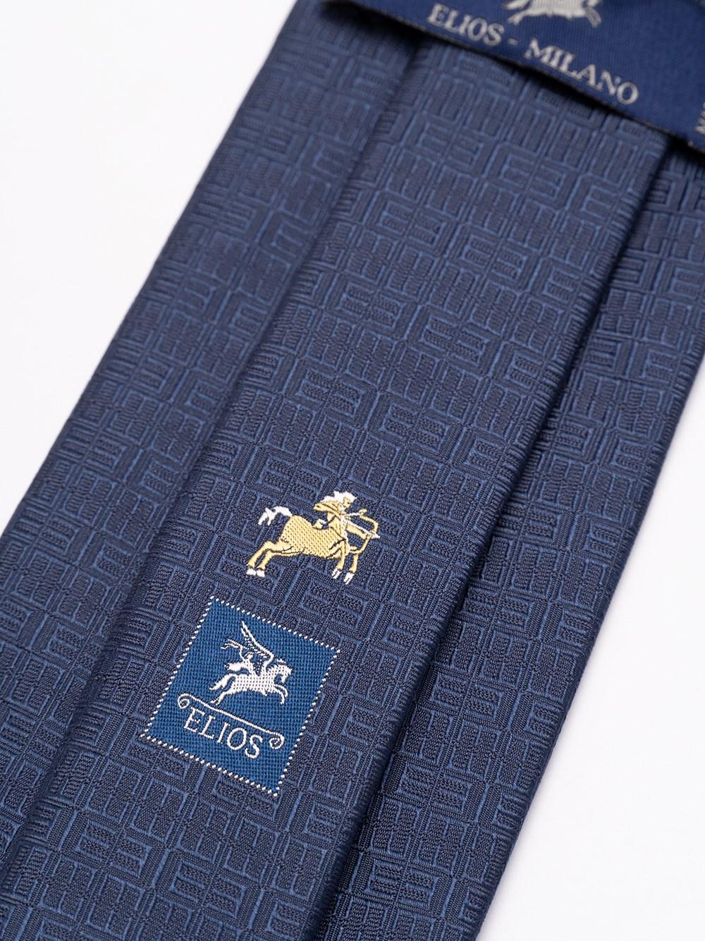 Elios Silk Tie with Zodiac Sign 2025