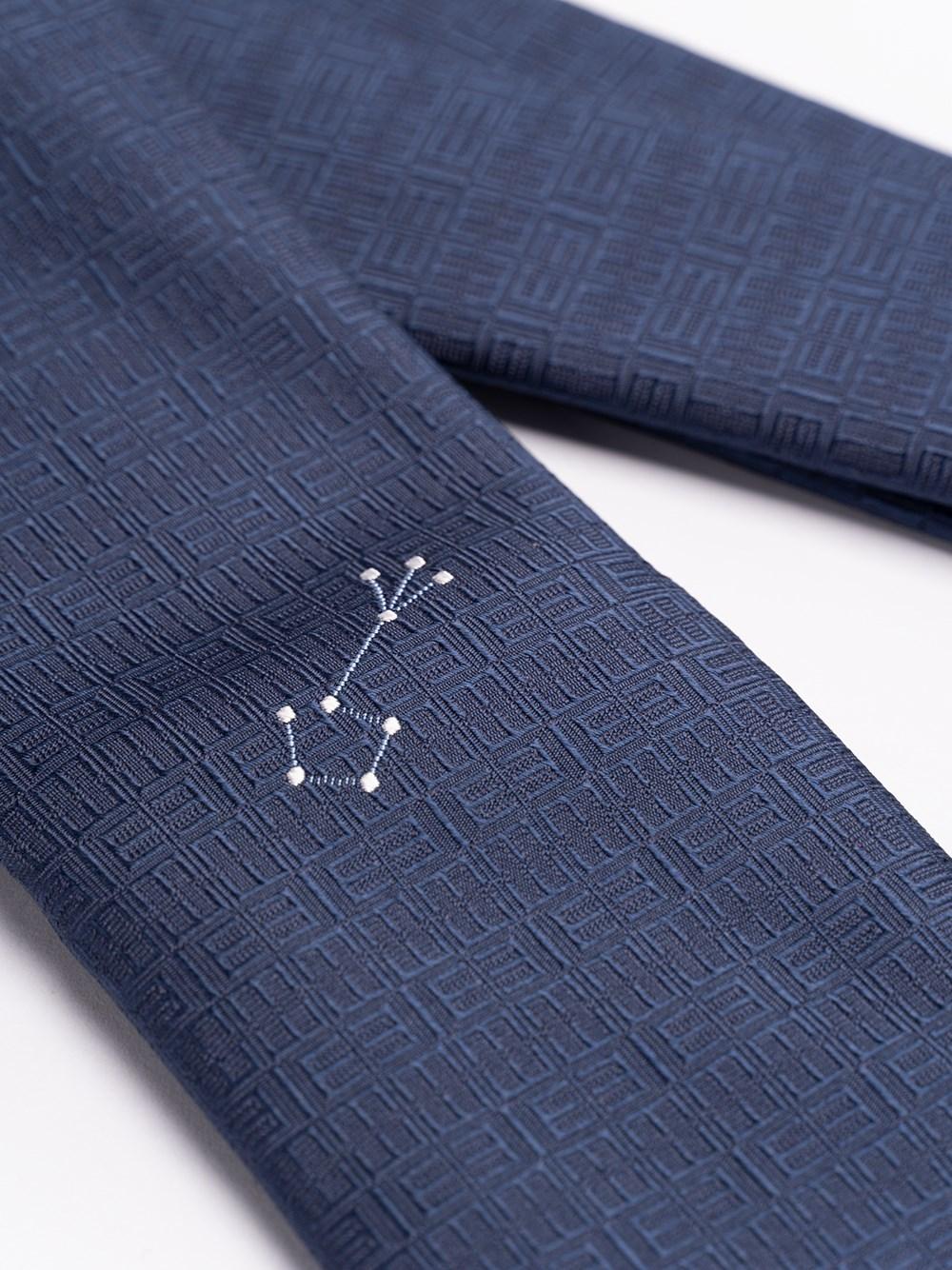 Elios Silk Tie with Zodiac Sign Shopping Online