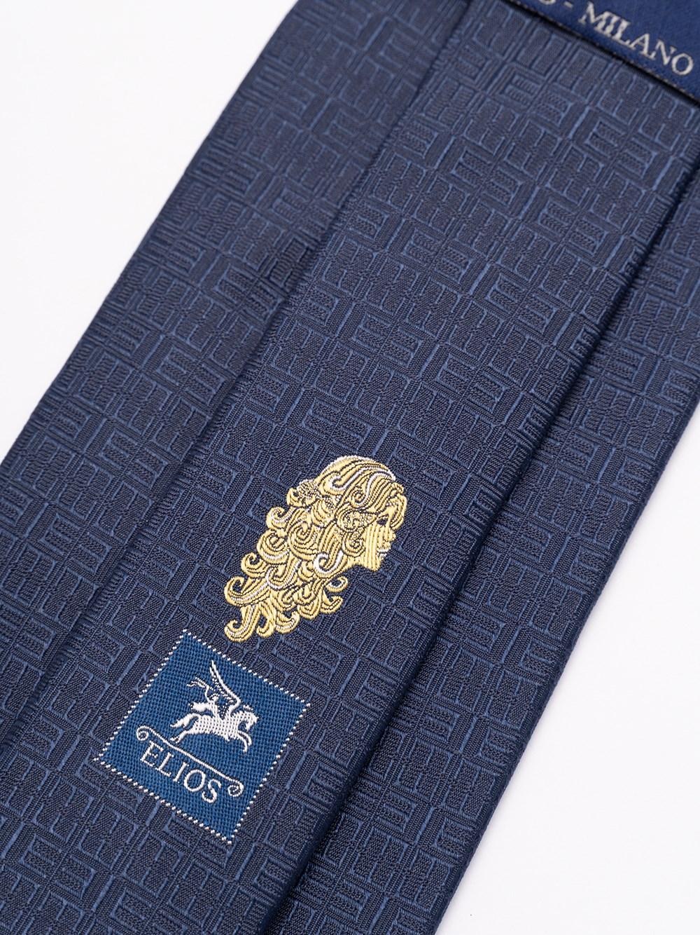 Elios Silk Tie with Zodiac Sign Nuovo