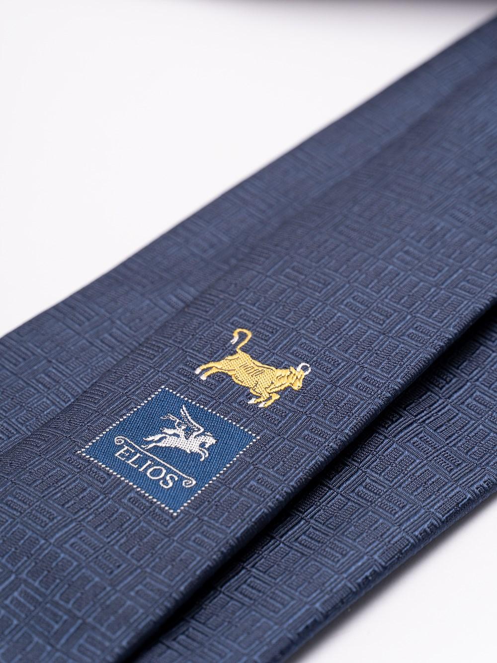 Elios Silk Tie with Zodiac Sign Promozione