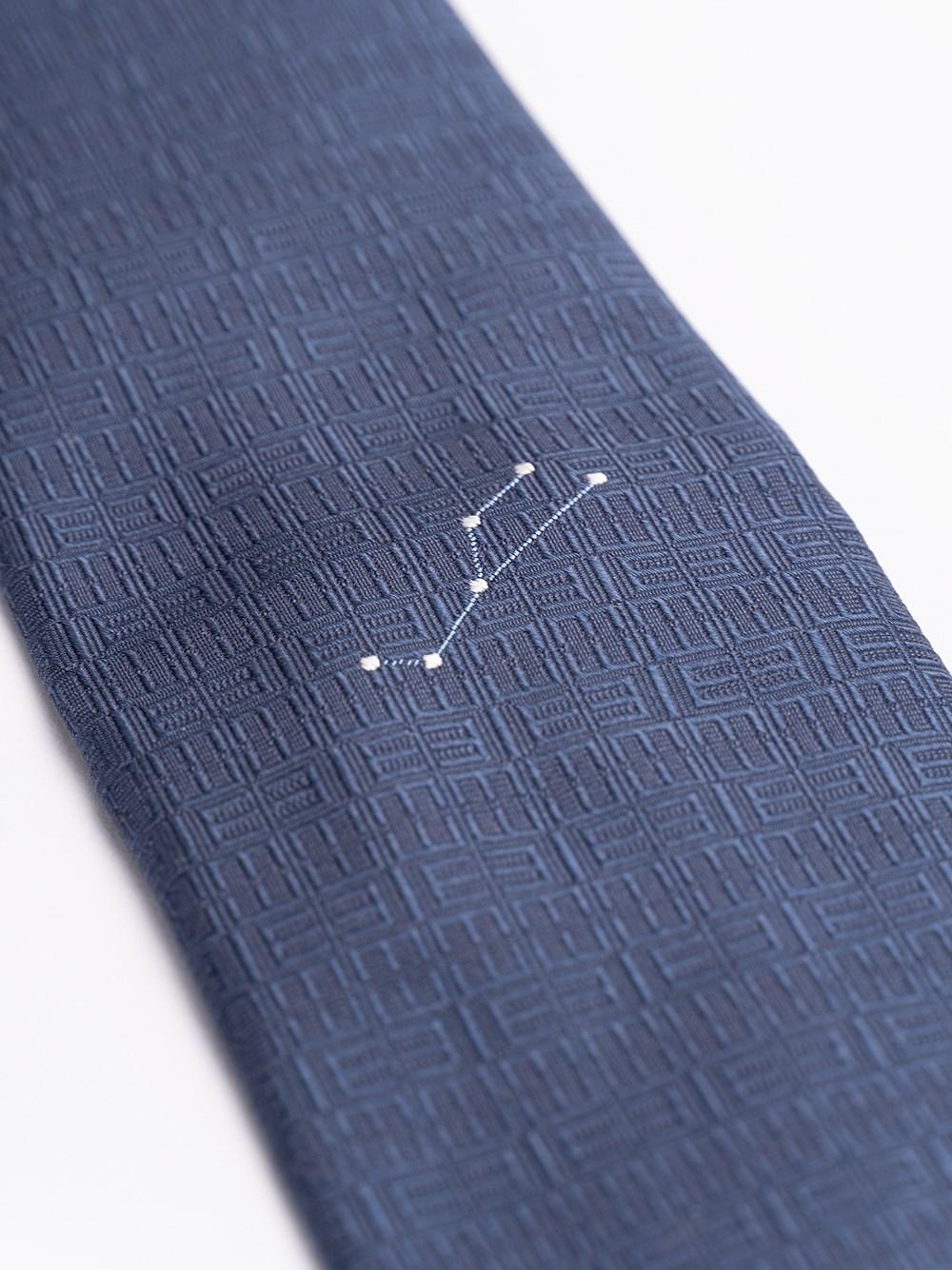 Elios Silk Tie with Zodiac Sign Promozione