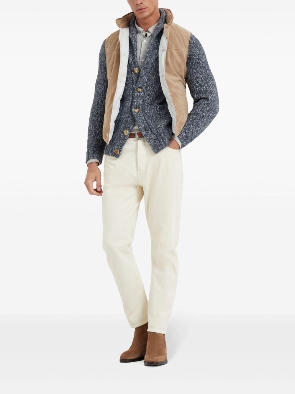 Brunello cucinelli Padded Leather Vest Fino Al -60%