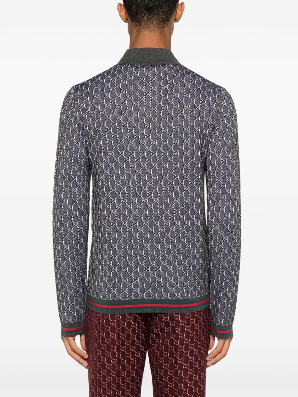 Gucci Long Sleeve Polo Shirt Negozio