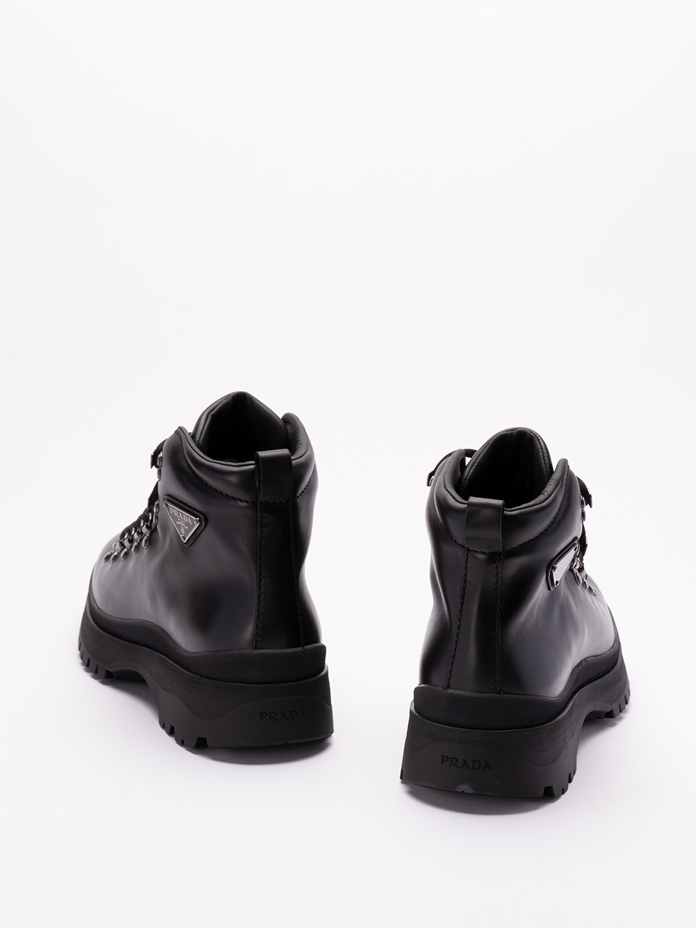Prada Leather Boots Outlet