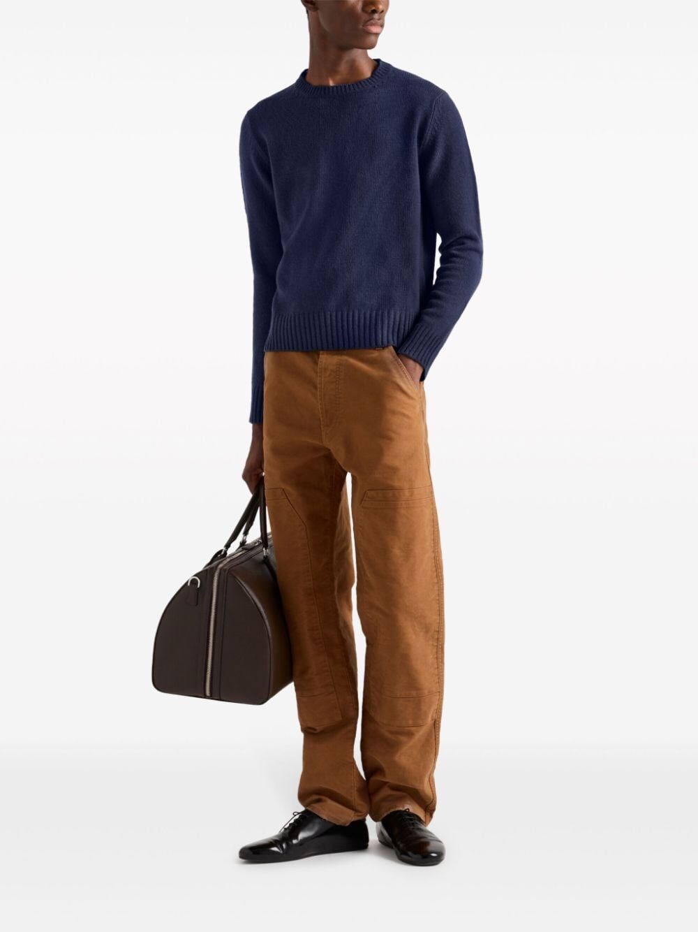 Prada Moleskin Pants Vendita Economica
