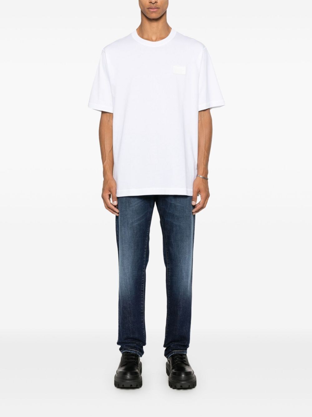 Dolce & gabbana Short Sleeve Crew-Neck T-Shirt Black Friday Prezzi