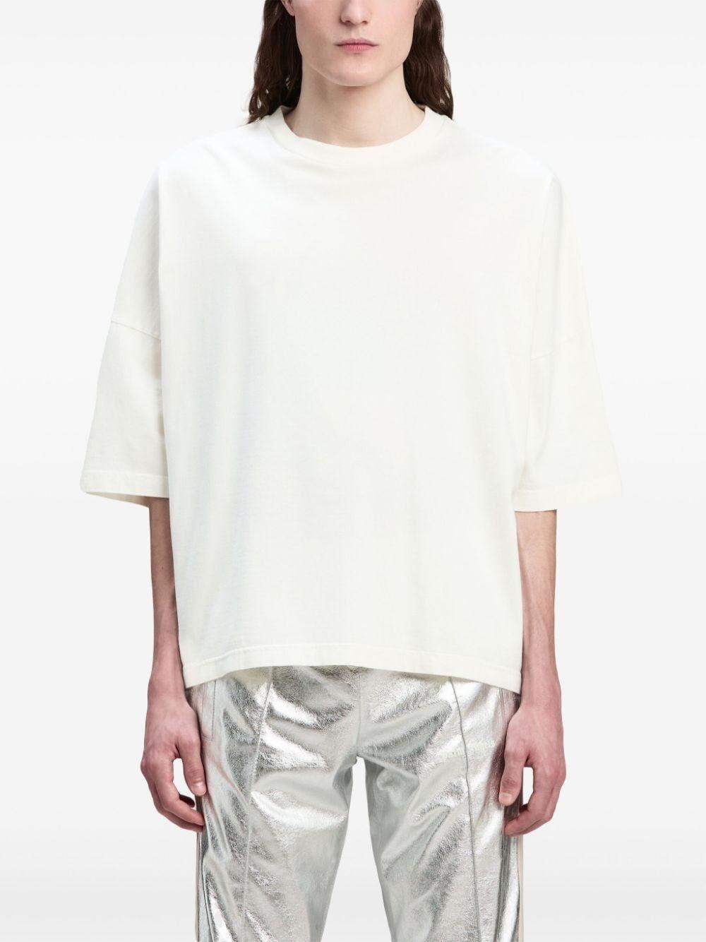 Palm angels `Back College` Oversized T-Shirt In Vendita