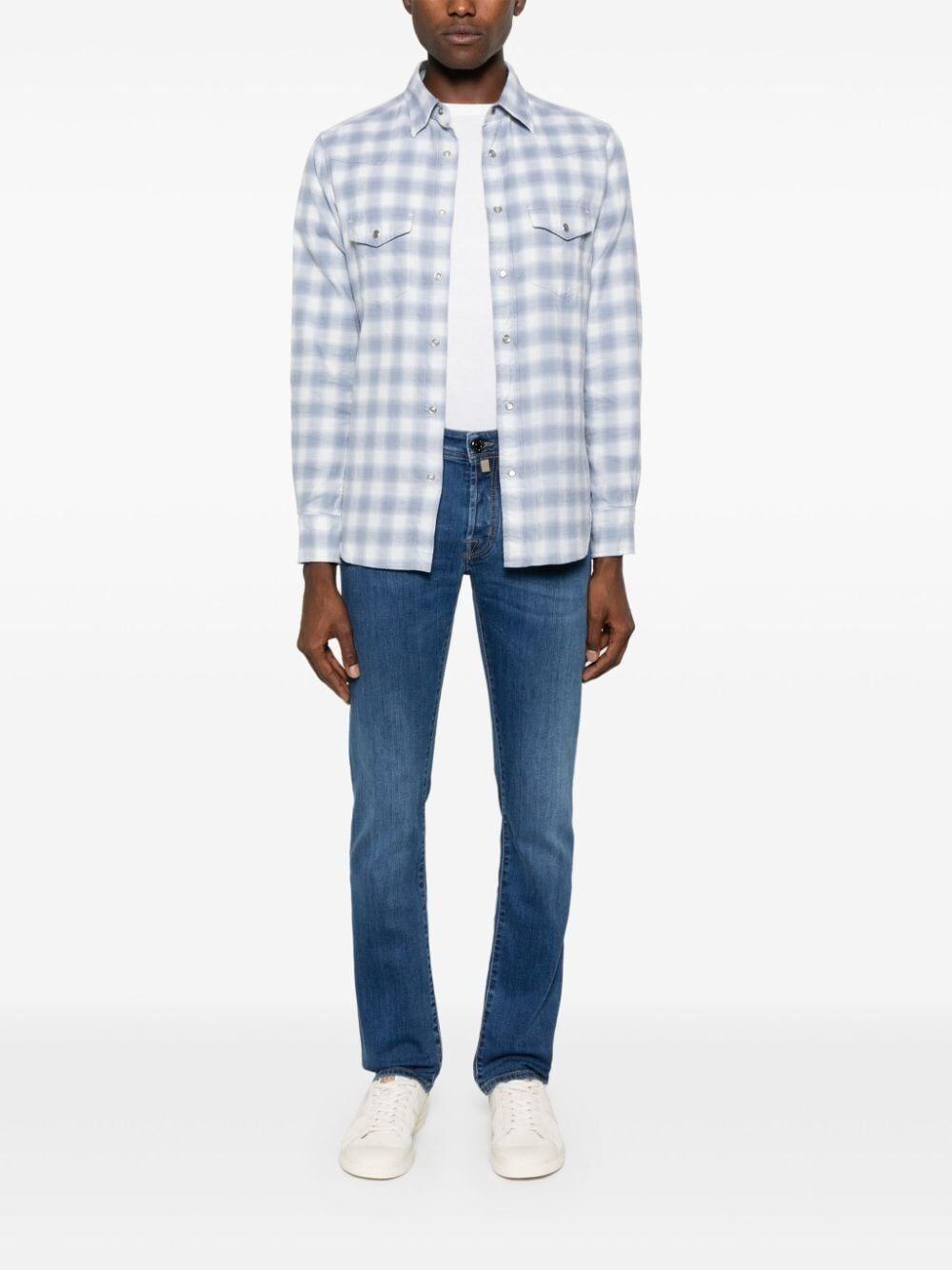 Jacob cohen `Nick` 5-Pocket Slim Fit Jeans Ritorno libero