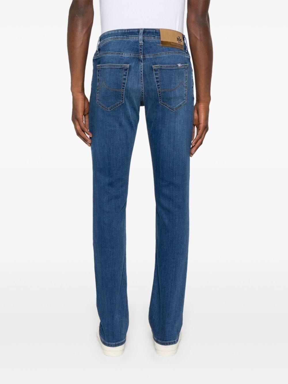 Jacob cohen `Nick` 5-Pocket Slim Fit Jeans Ritorno libero
