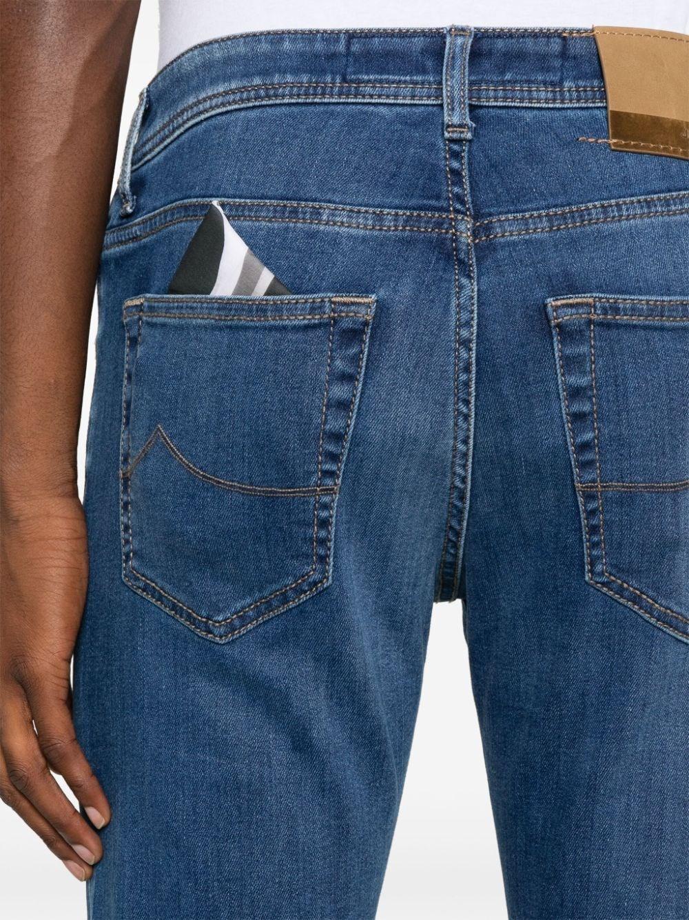 Jacob cohen `Nick` 5-Pocket Slim Fit Jeans Ritorno libero