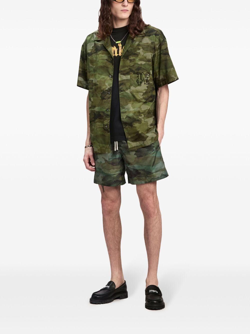 Palm angels `Burning Logo` T-Shirt Rilascio limitato
