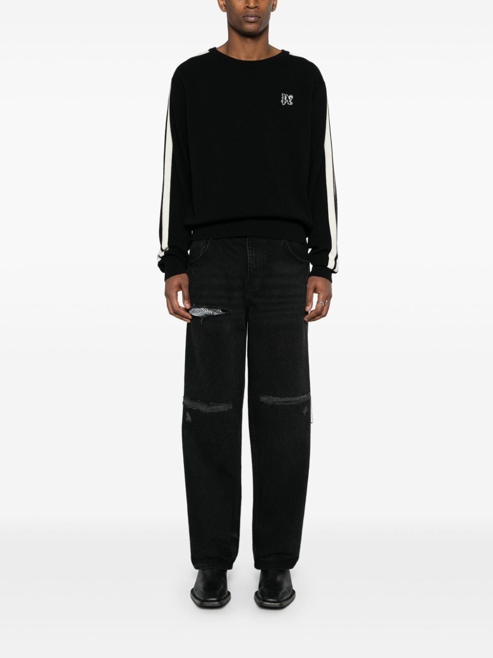 Palm angels `PA Monogram` Sweatshirt Italia