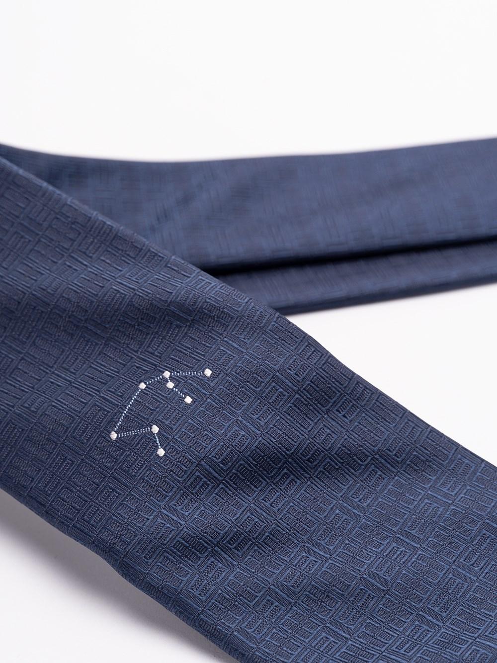 Elios Silk Tie with Zodiac Sign Qualità Garantita