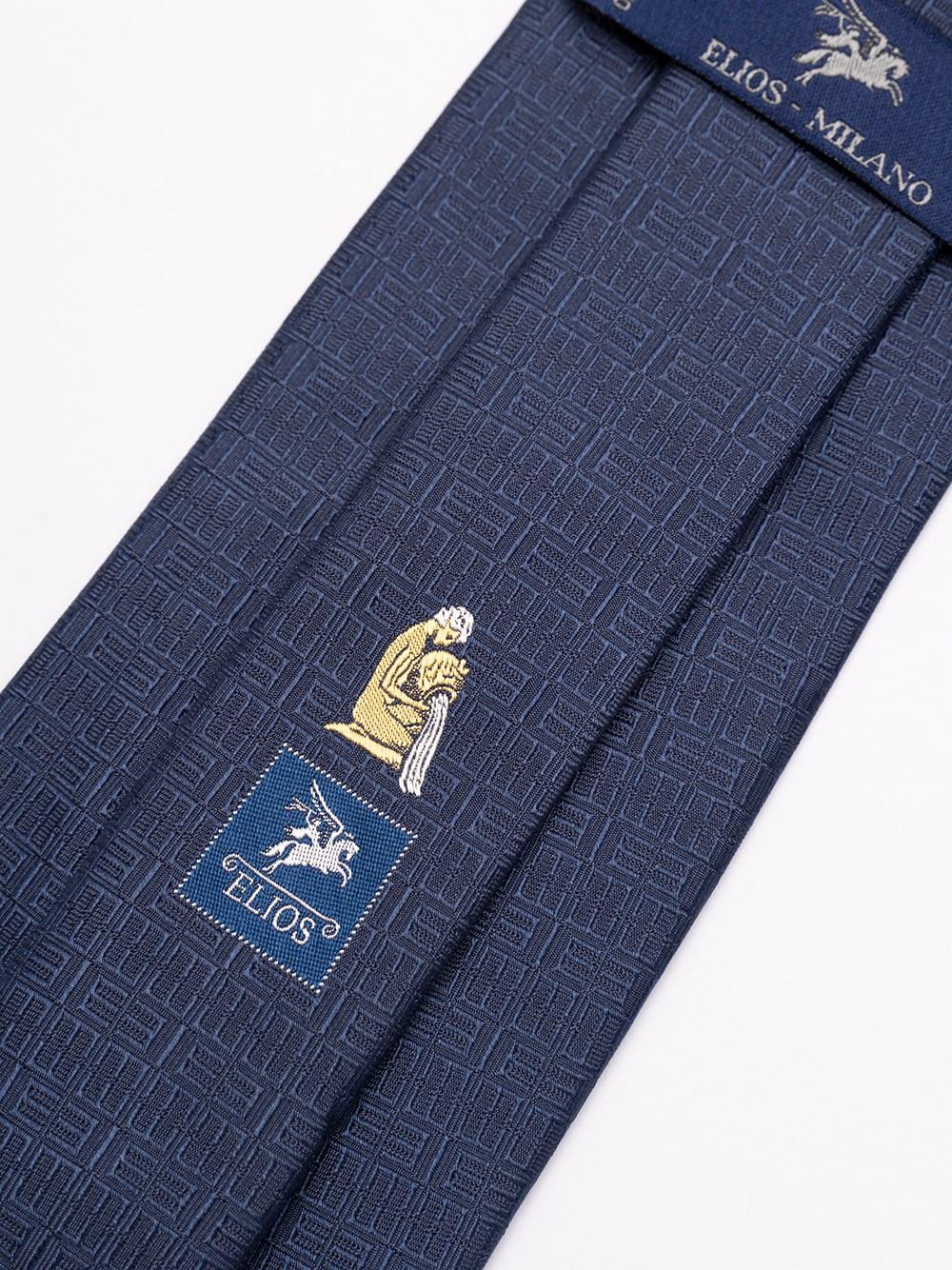 Elios Silk Tie with Zodiac Sign Qualità Garantita