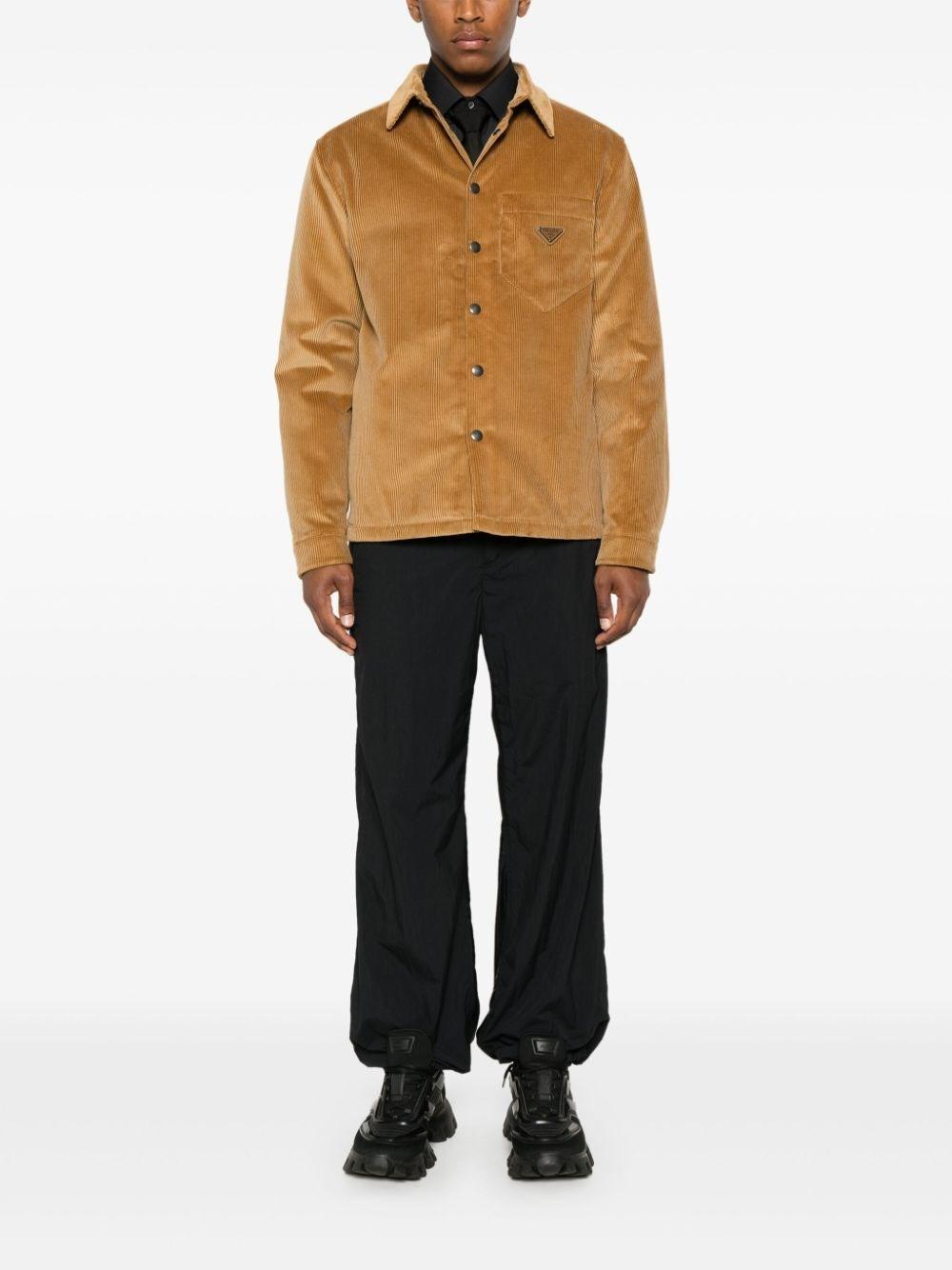 Prada Velvet Shirt Saldi Di Fabbrica