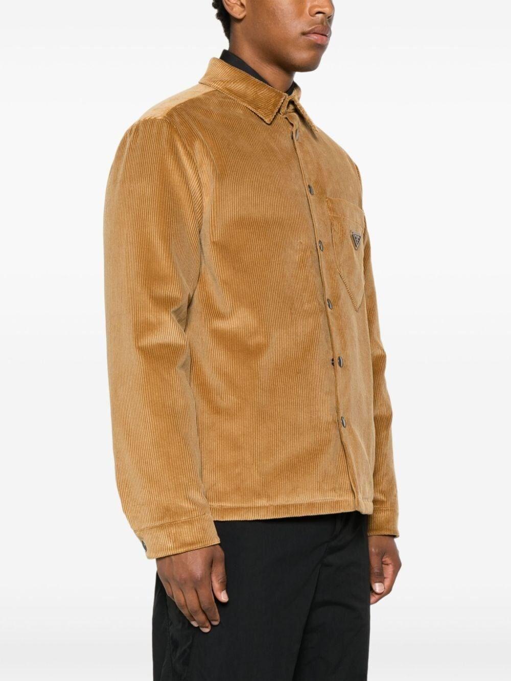Prada Velvet Shirt Saldi Di Fabbrica