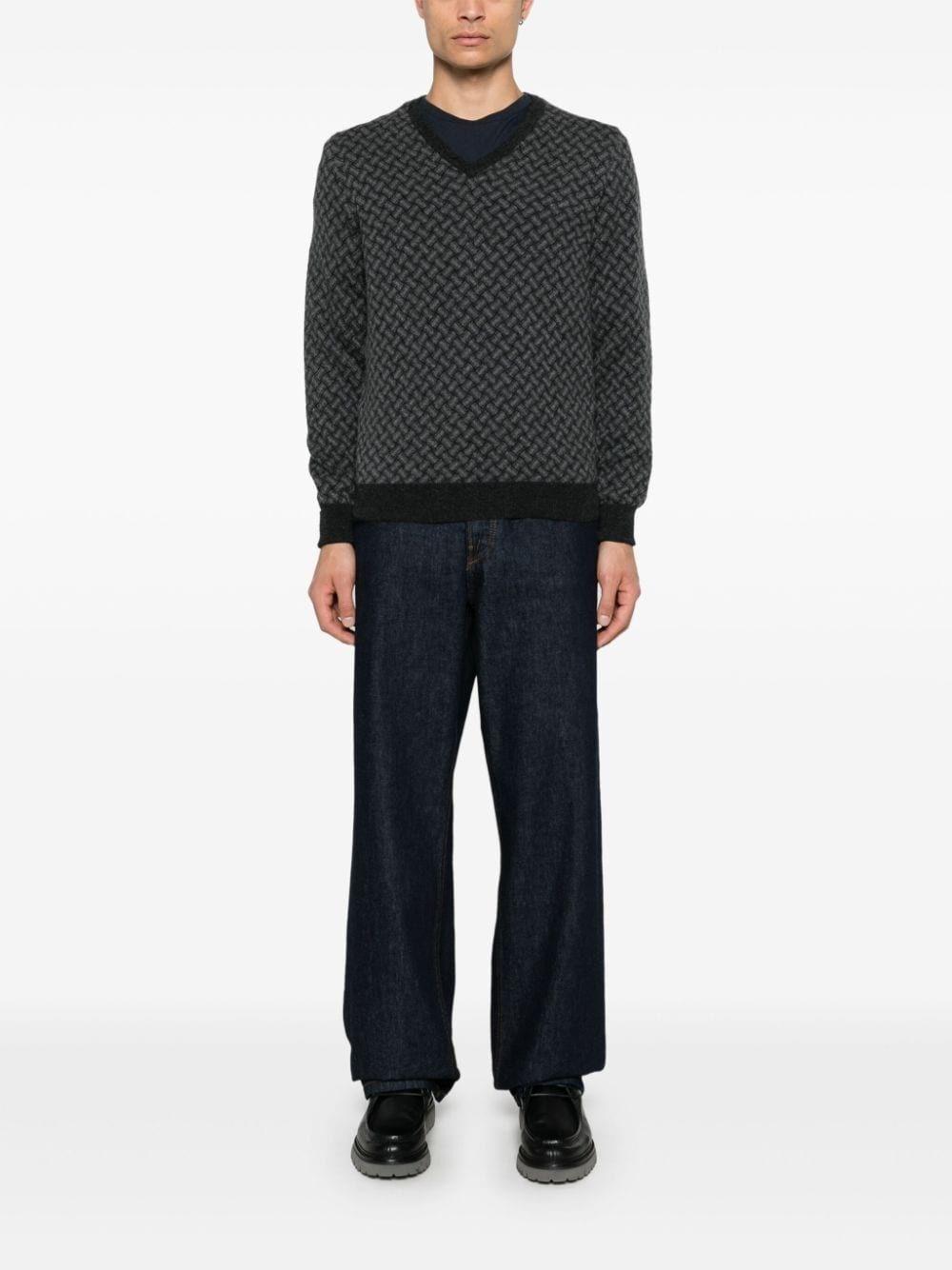 Drumohr V-Neck Sweater Vendite Flash