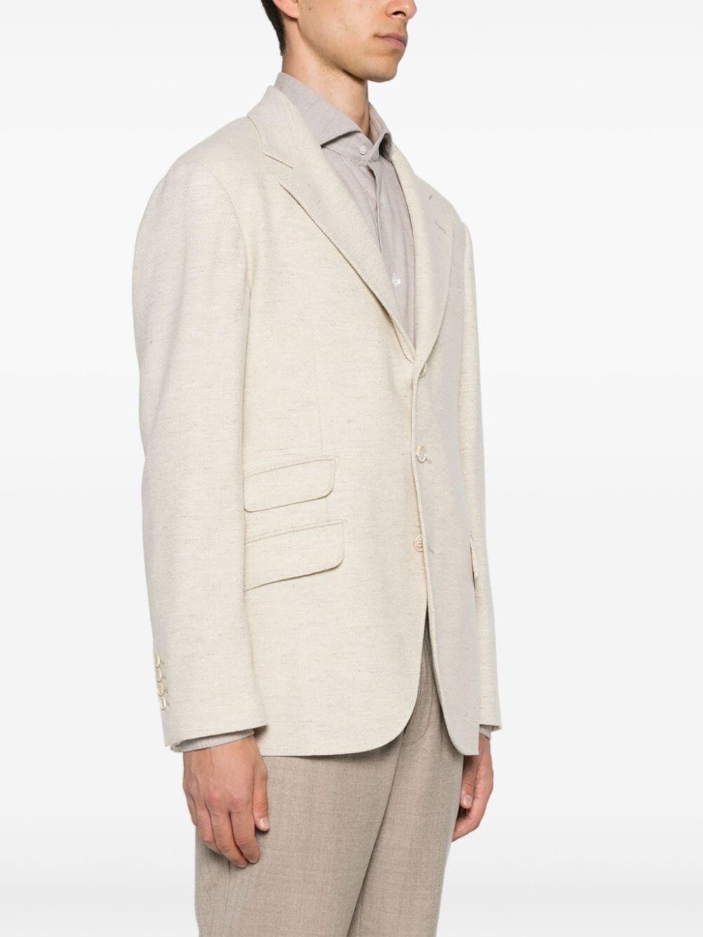 Brunello cucinelli Deconstructed `Cavallo` Blazer Offerta natalizia