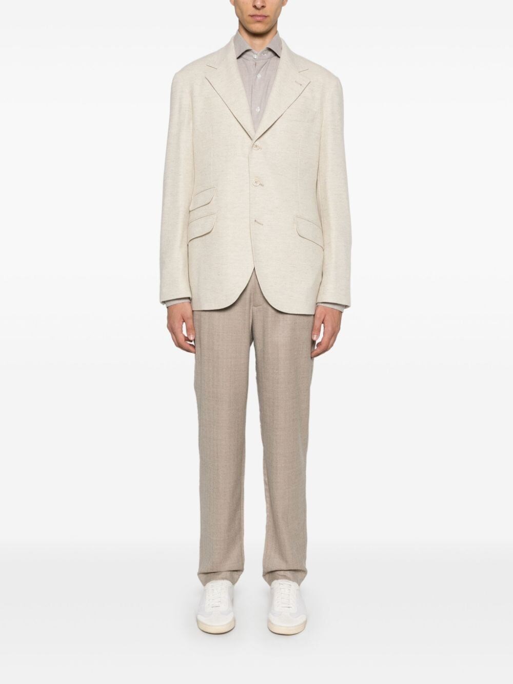 Brunello cucinelli Deconstructed `Cavallo` Blazer Offerta natalizia