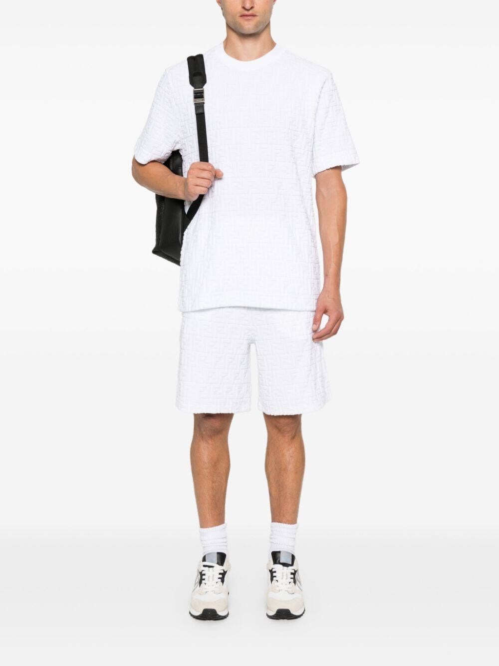 Fendi `FF Sponge` Shorts Offerta Pasqua