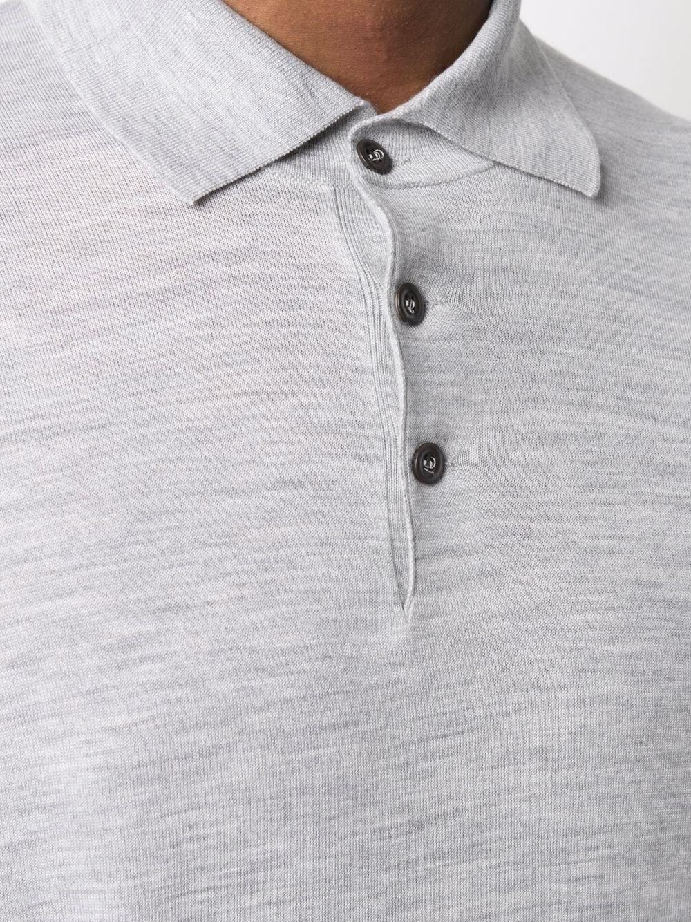 Brunello cucinelli Polo-Style Lightweight Sweater Ultimo giorno