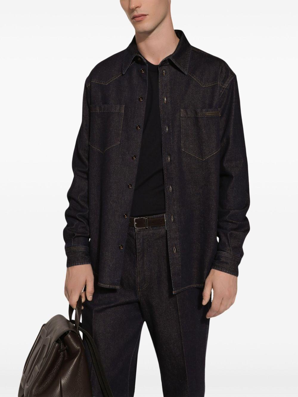 Dolce & gabbana Denim Shirt Italia