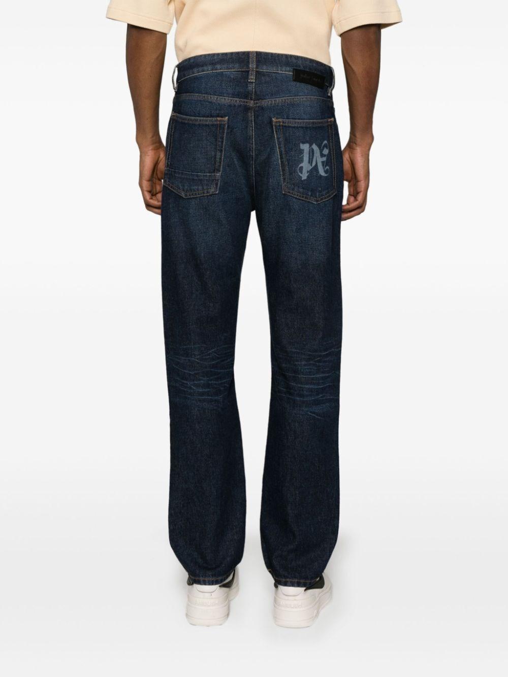 Palm angels `Midnight Monogram` 5-Pocket Jeans Vendita