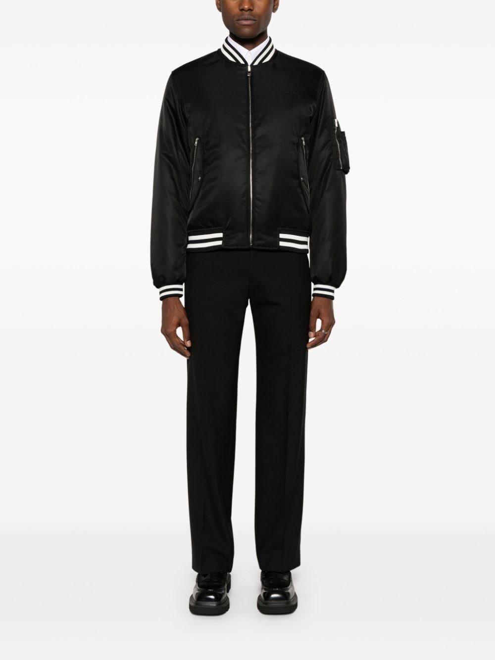 Gucci `GG` Bomber Jacket Moda