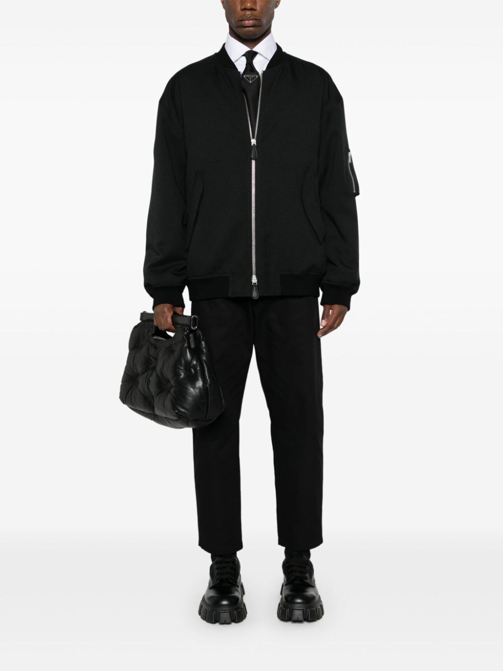 Prada Cotton Pants Sconto di tempo limitato