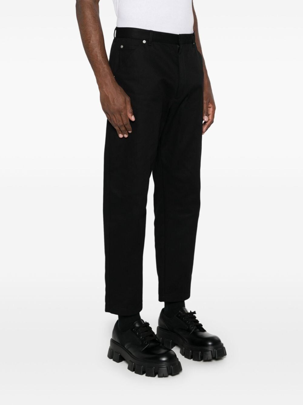 Prada Cotton Pants Sconto di tempo limitato