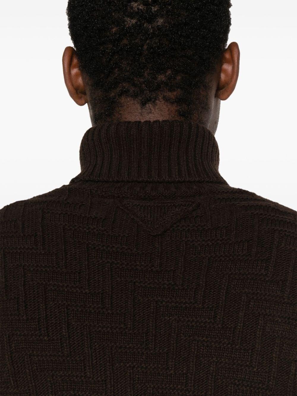 Prada Turtle-Neck Sweater Negozio online di fabbrica