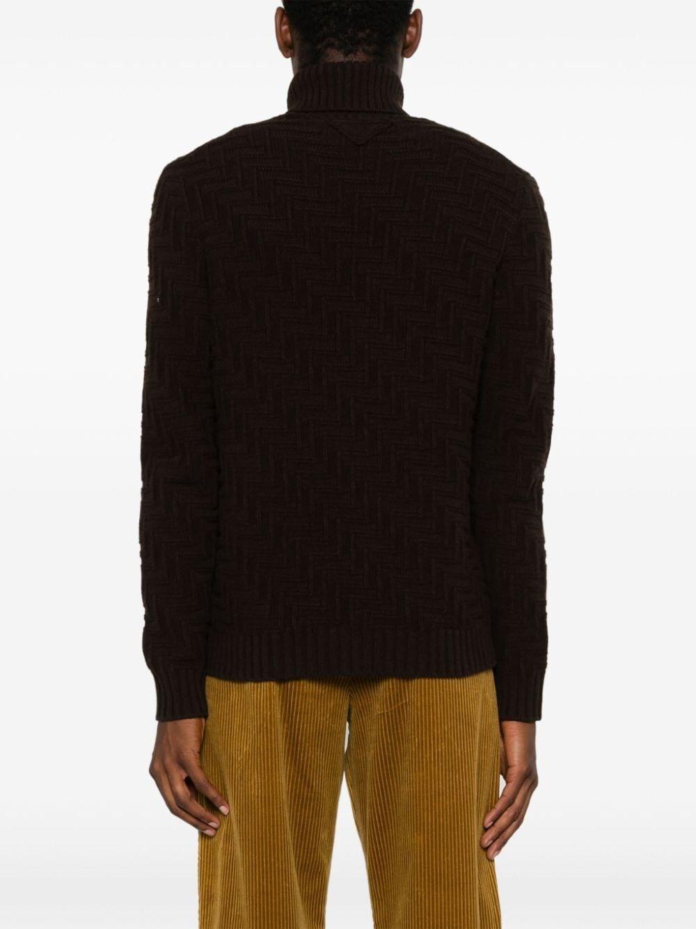 Prada Turtle-Neck Sweater Negozio online di fabbrica