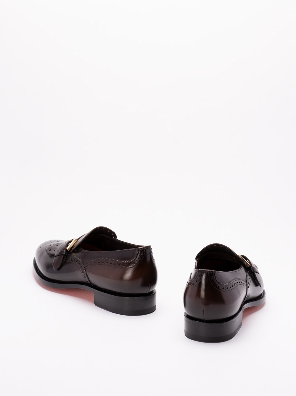Santoni `Colin` Buckled Loafers Offerta San Valentino