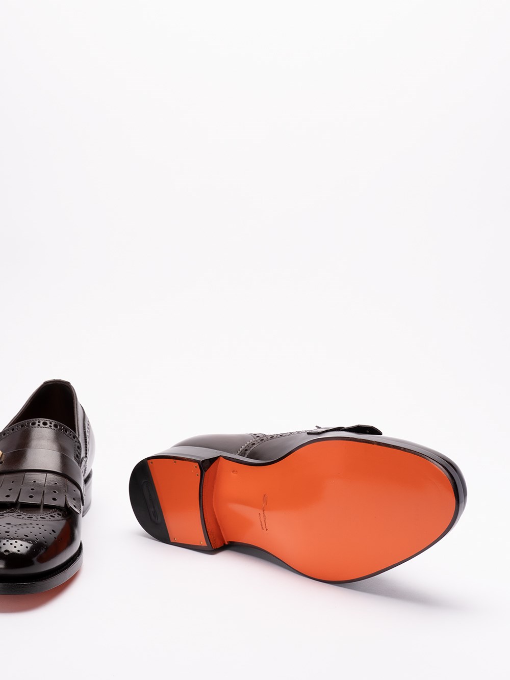 Santoni `Colin` Buckled Loafers Offerta San Valentino