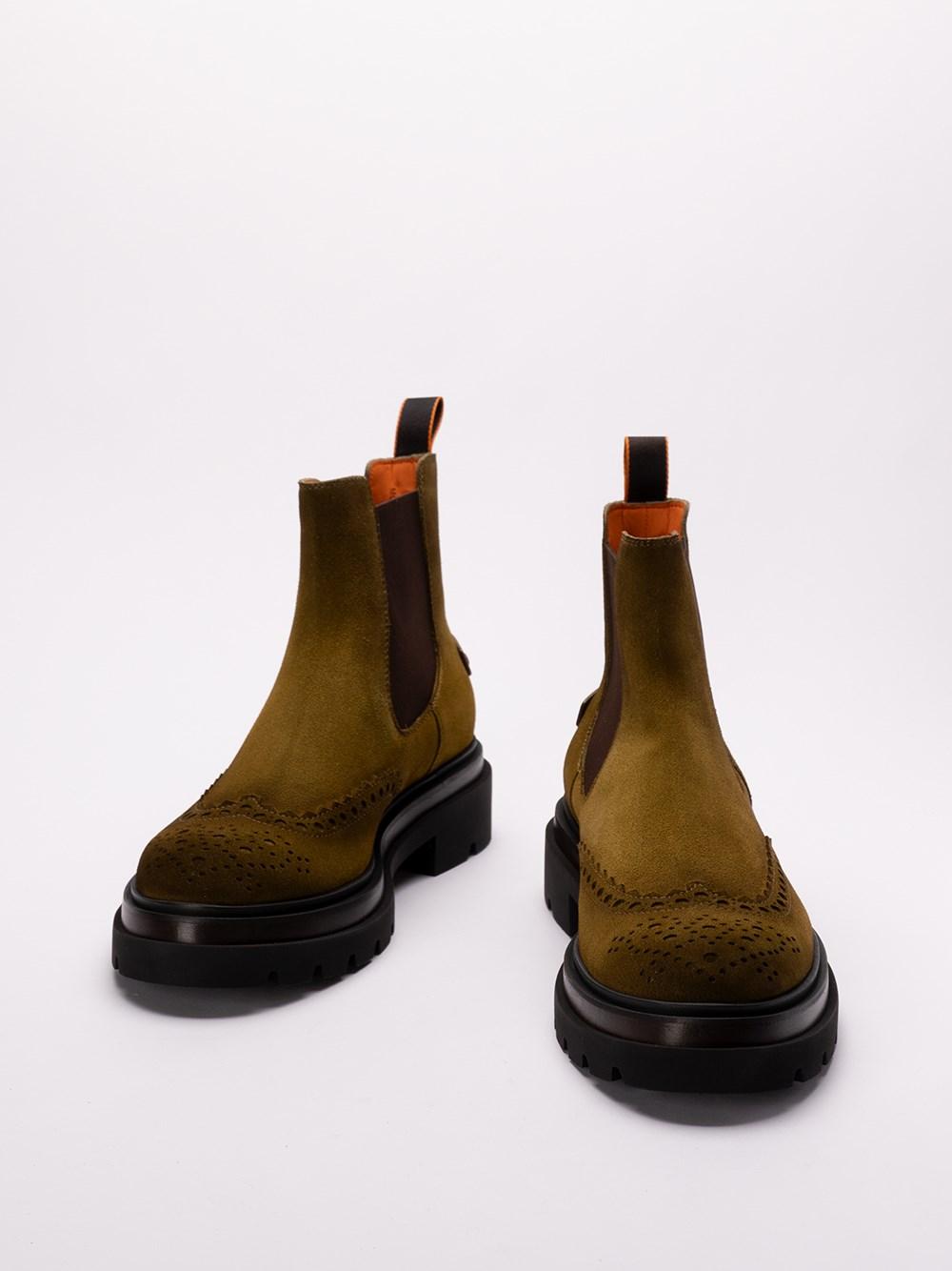 Santoni `Blockage` Slip-On Ankle Boots Offerta Anniversario