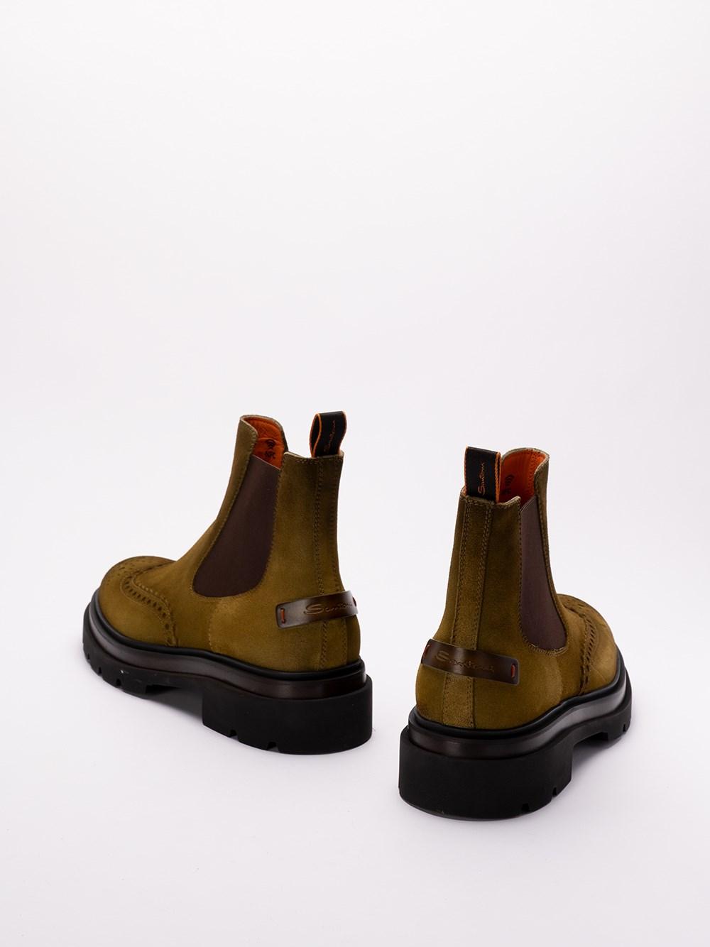 Santoni `Blockage` Slip-On Ankle Boots Offerta Anniversario