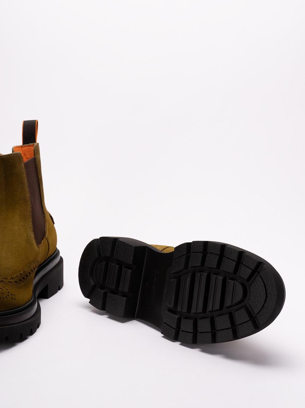 Santoni `Blockage` Slip-On Ankle Boots Offerta Anniversario