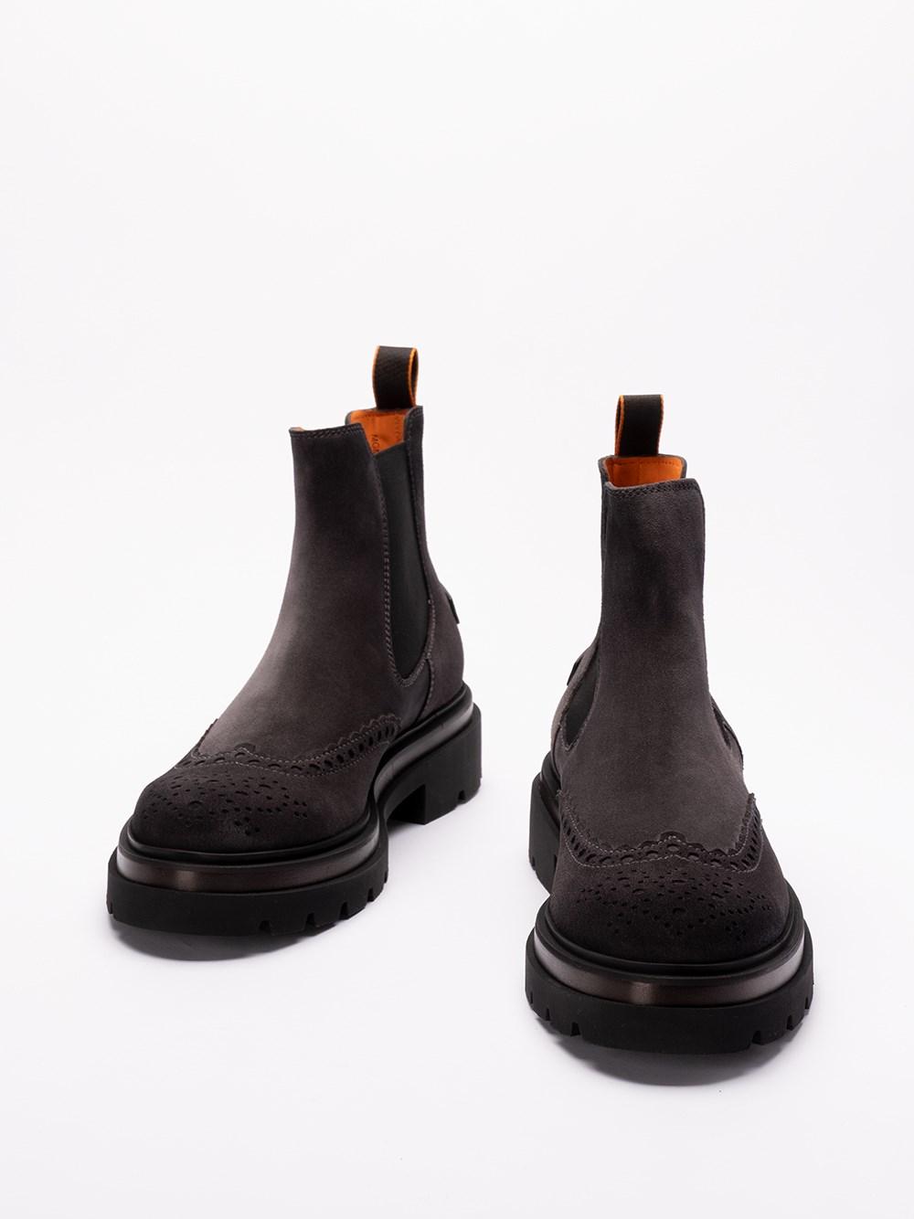 Santoni `Blockage` Slip-On Ankle Boots Smaltimento dello stoccaggio