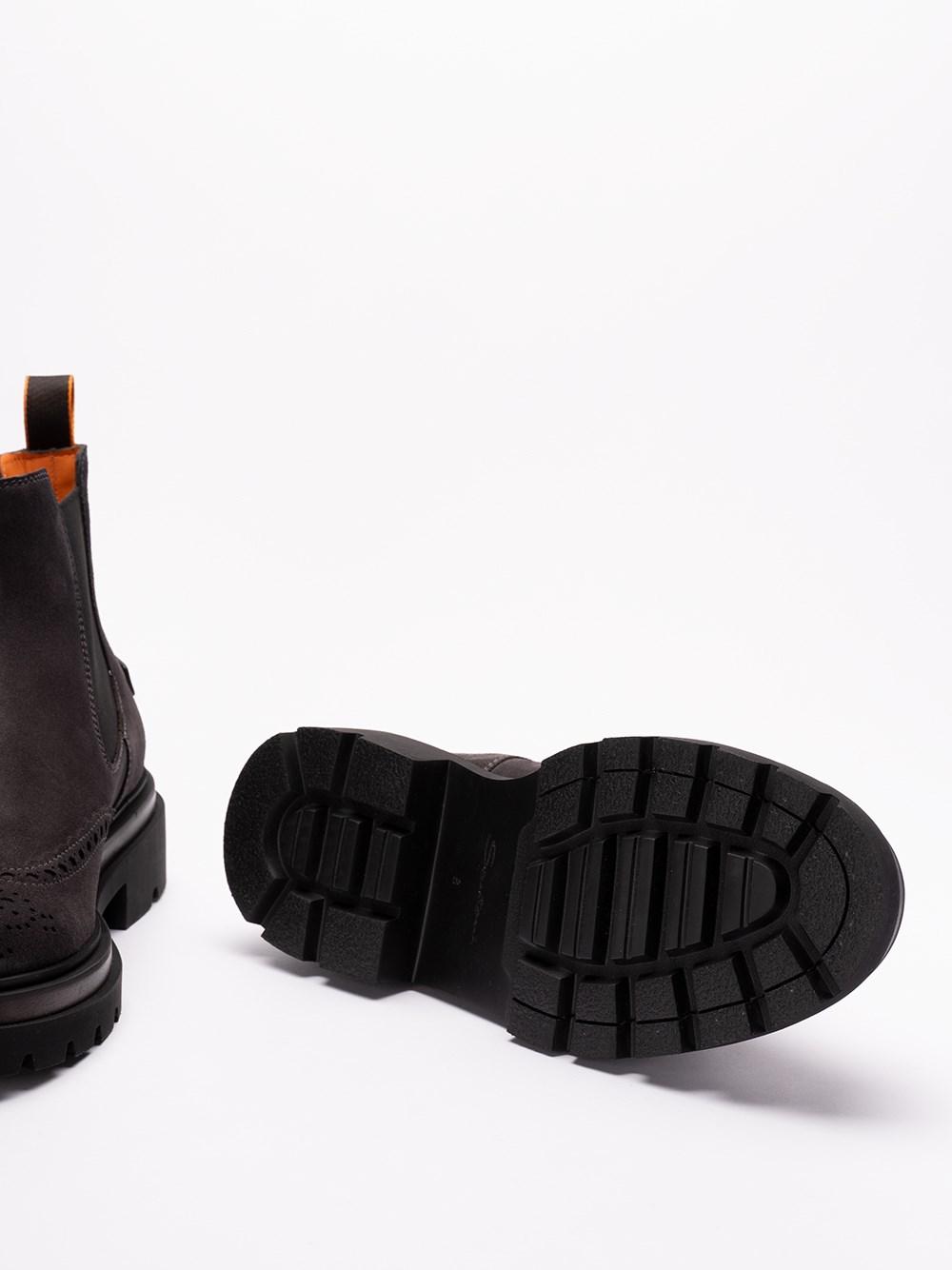 Santoni `Blockage` Slip-On Ankle Boots Smaltimento dello stoccaggio