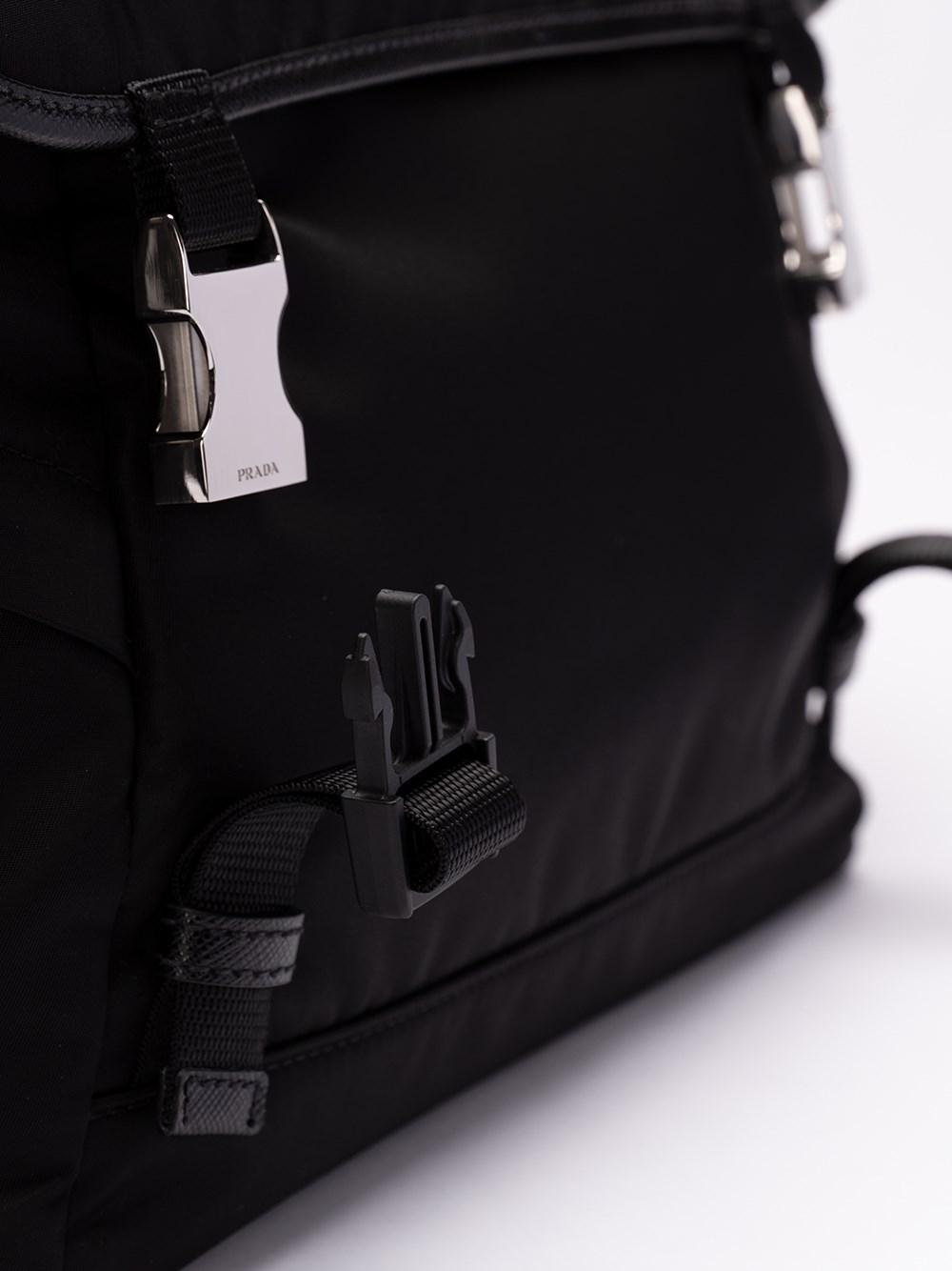 Prada Re-Nylon and Saffiano Leather Shoulder Bag Liquidazione