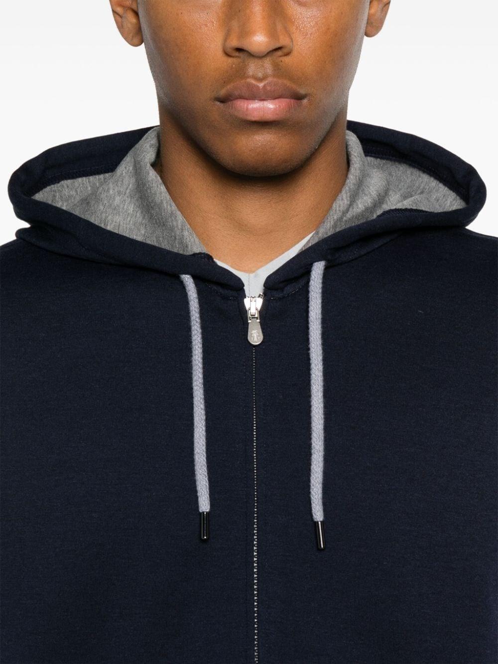 Brunello cucinelli Sleeveless Sweatshirt With Zipper And Hood Fino al 55% di sconto