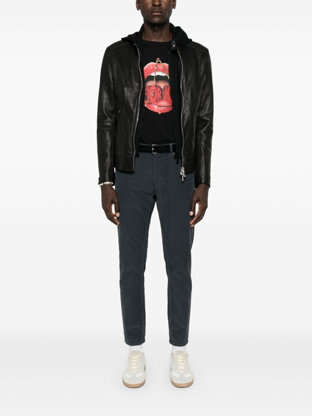 Dondup Biker Jacket Italia