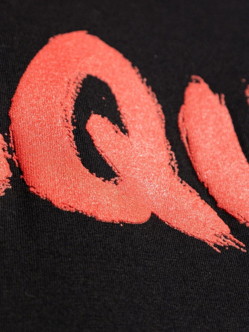 Alexander mcqueen `Graffiti` Print T-Shirt In Linea