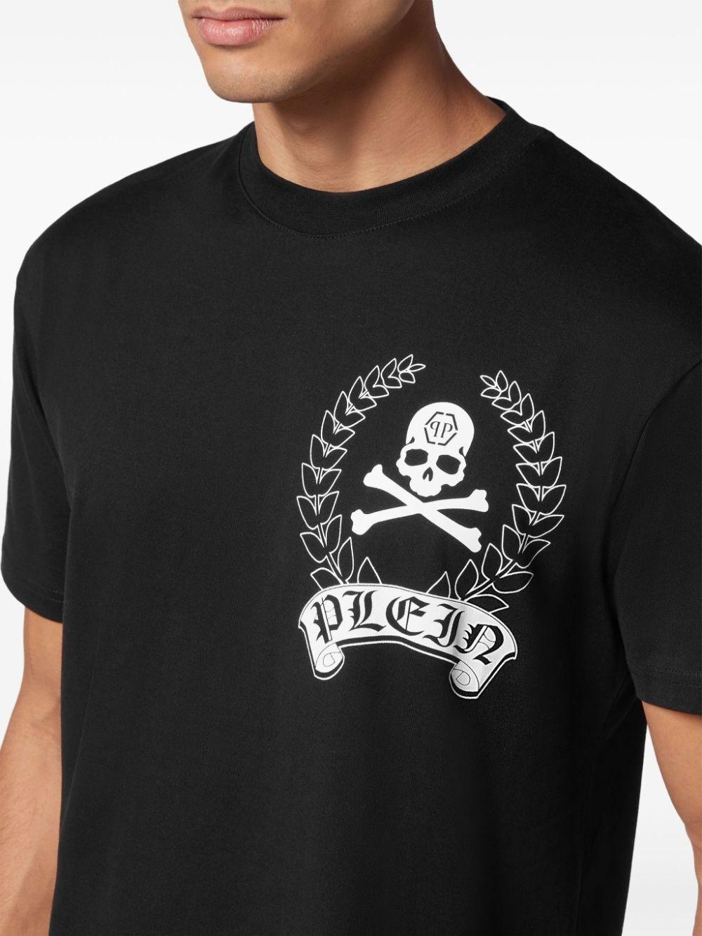 Philipp plein Round-Neck T-Shirt Offerta