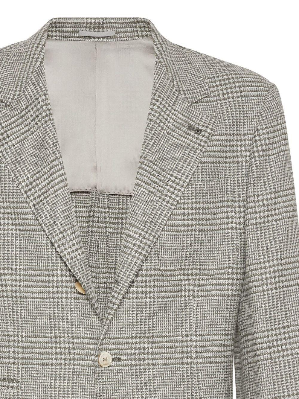 Brunello cucinelli Deconstructed Blazer With Patch Pockets Moda