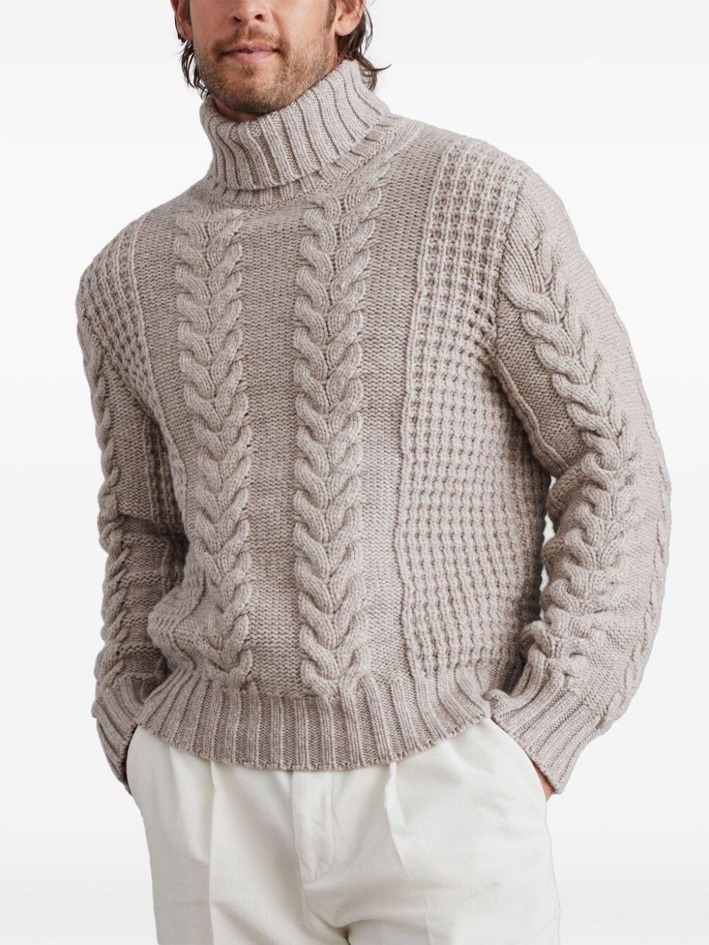Brunello cucinelli Turtle-Neck Sweater Offerta migliore